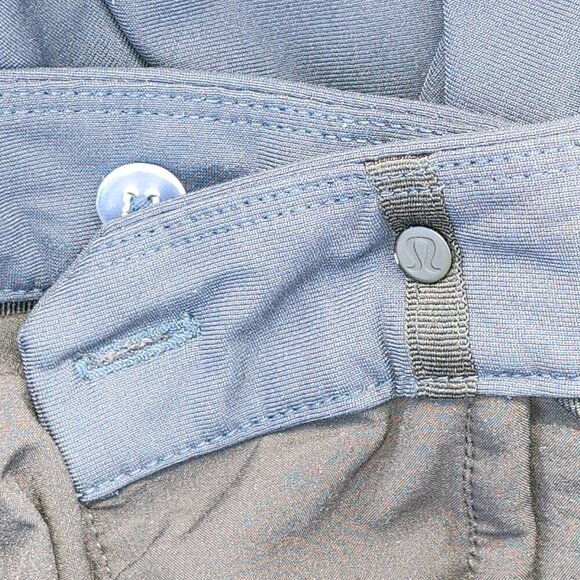 LULULEMON ABC Classic-Fit Trouser 32"L Warpstreme Men's Size 14 NAVY - Picture 9 of 9